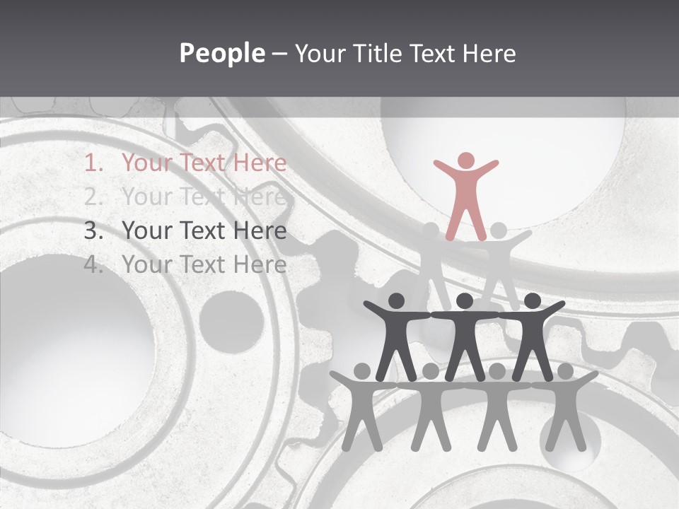 Collaboration Motor Engine PowerPoint Template