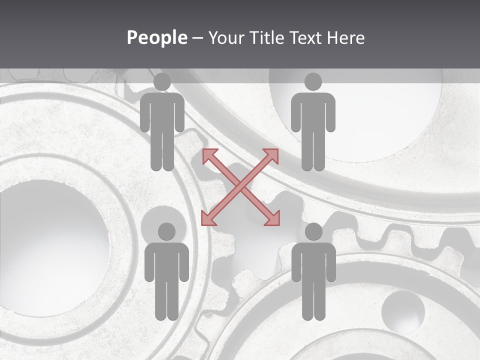 Collaboration Motor Engine PowerPoint Template