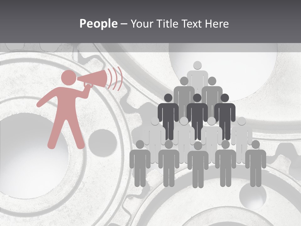 Collaboration Motor Engine PowerPoint Template