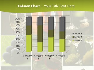 Green Grape Cork PowerPoint Template