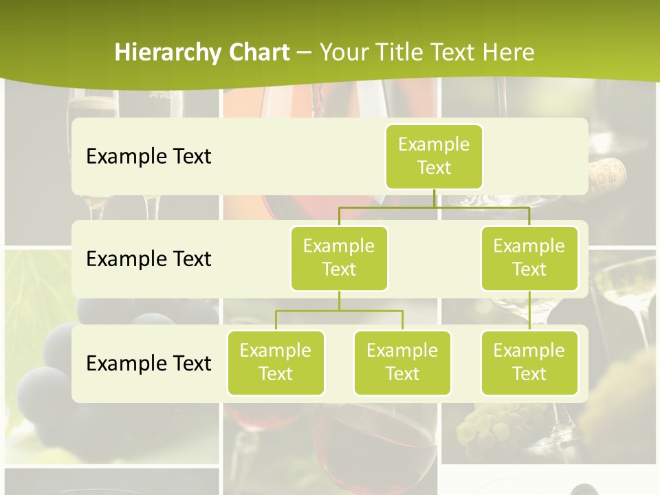Green Grape Cork PowerPoint Template