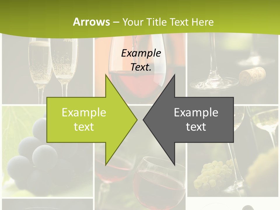 Green Grape Cork PowerPoint Template