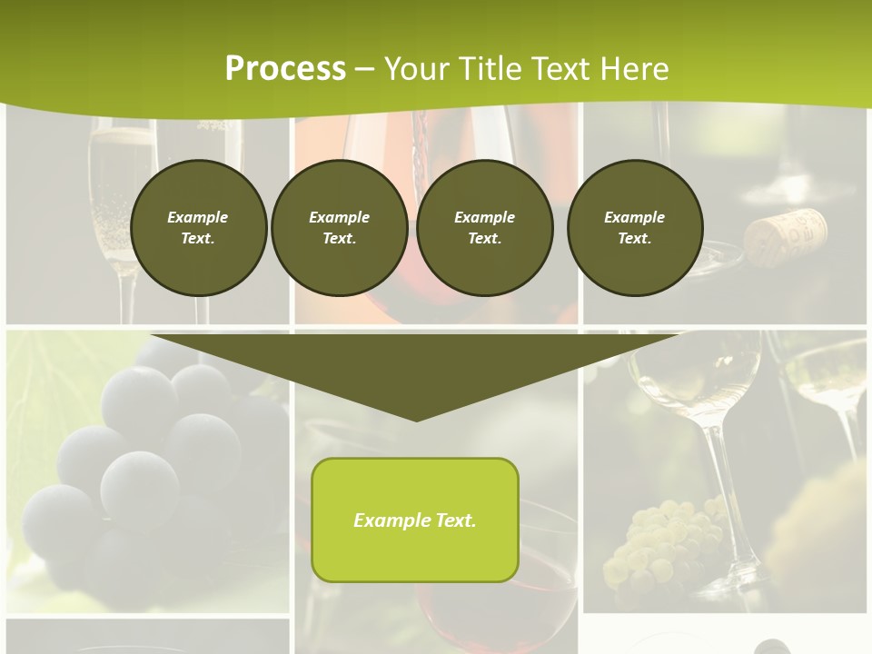 Green Grape Cork PowerPoint Template