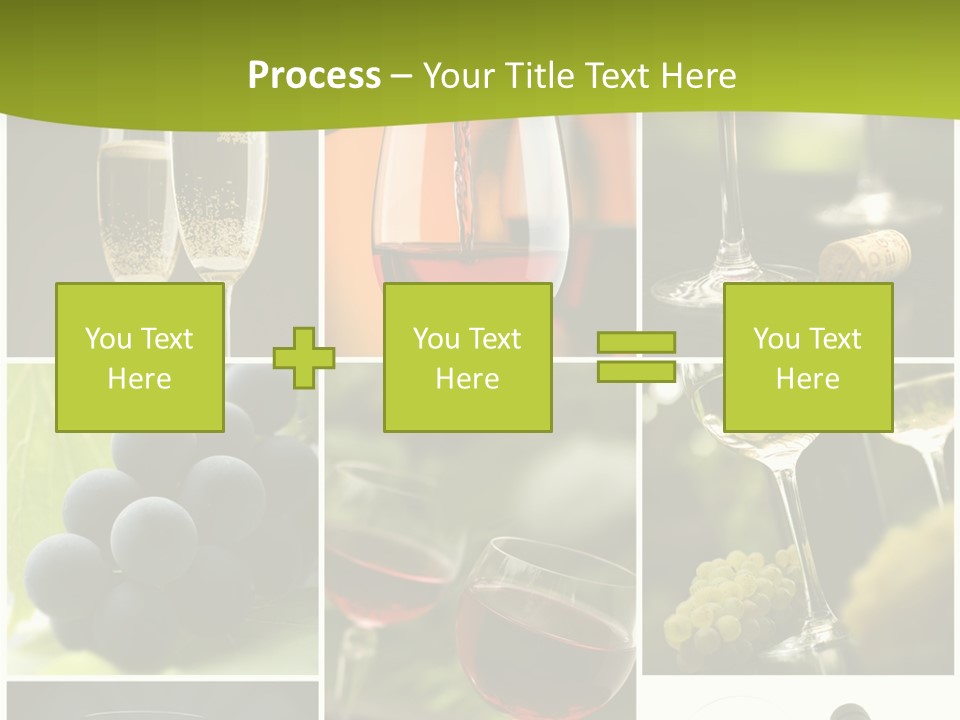 Green Grape Cork PowerPoint Template