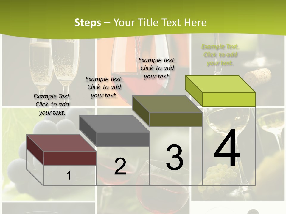 Green Grape Cork PowerPoint Template