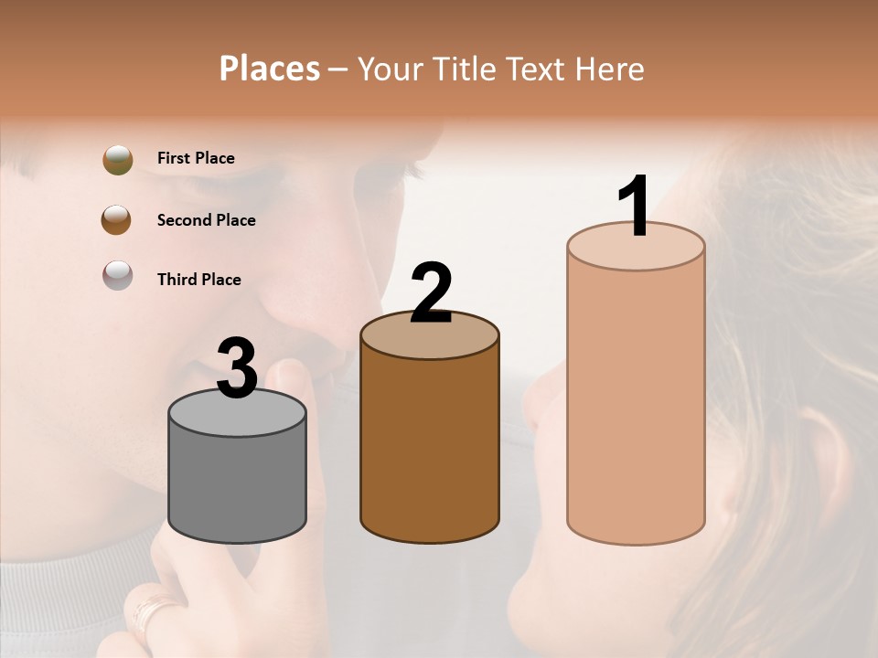 Girl Emotion Watch PowerPoint Template