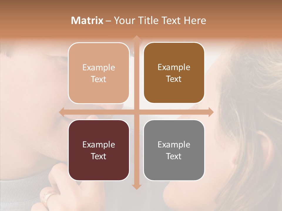 Girl Emotion Watch PowerPoint Template