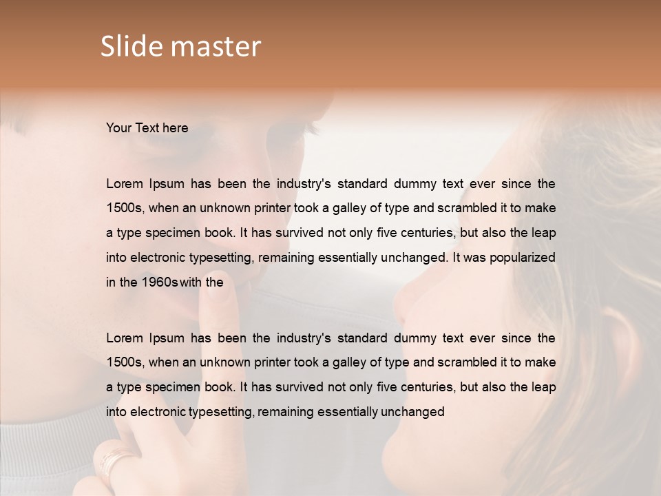 Girl Emotion Watch PowerPoint Template