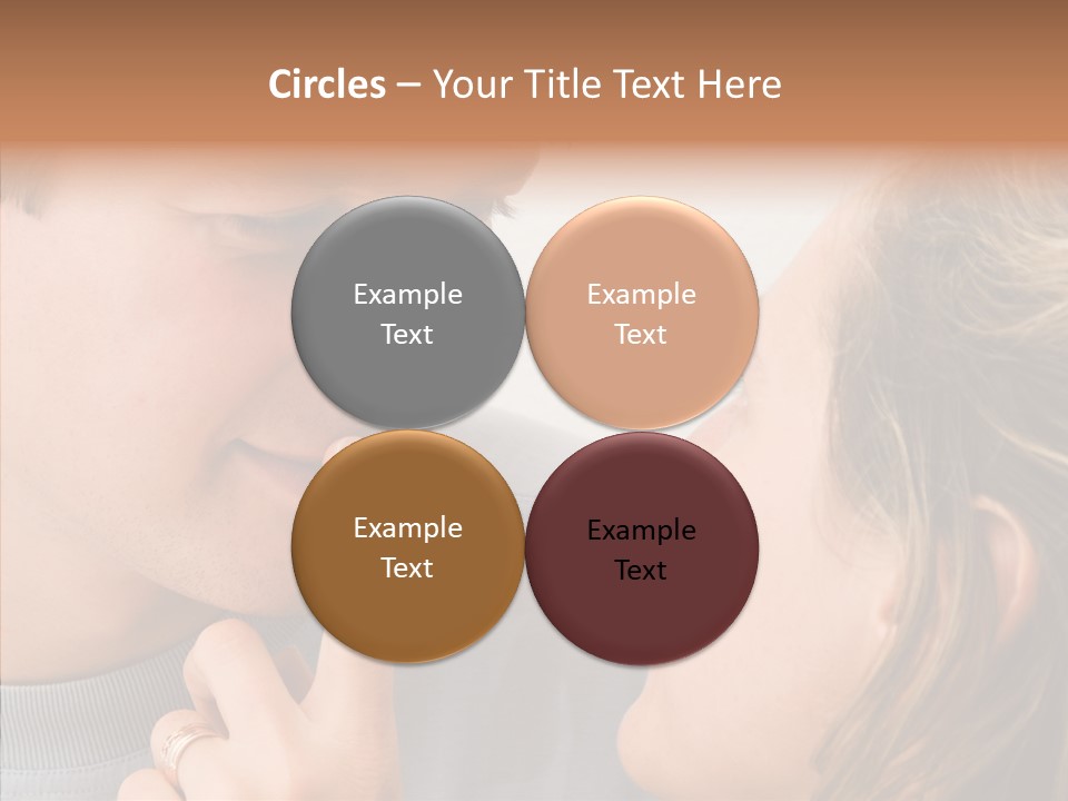 Girl Emotion Watch PowerPoint Template