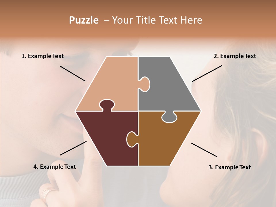 Girl Emotion Watch PowerPoint Template