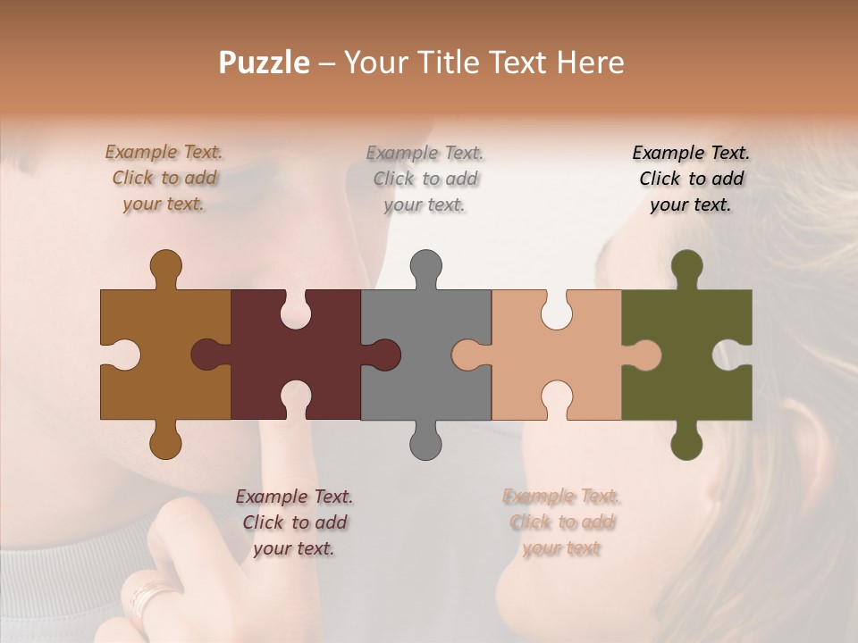 Girl Emotion Watch PowerPoint Template