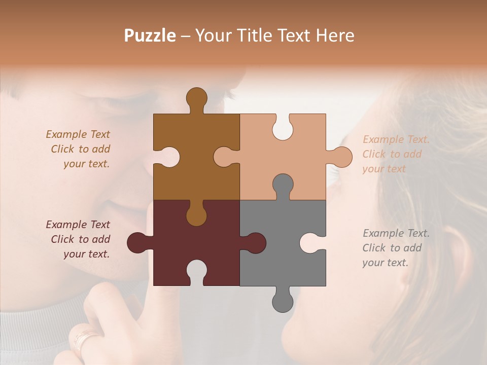 Girl Emotion Watch PowerPoint Template