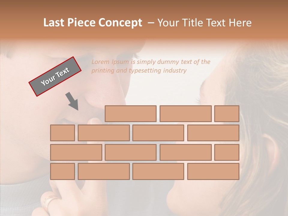 Girl Emotion Watch PowerPoint Template