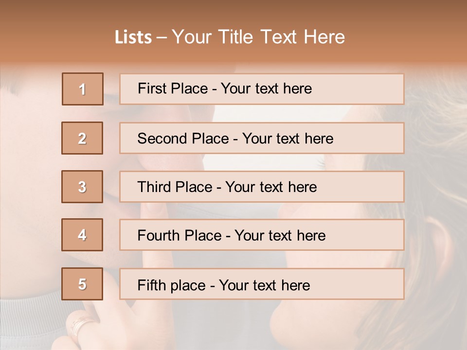 Girl Emotion Watch PowerPoint Template