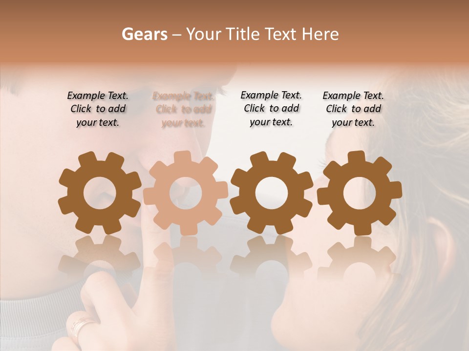 Girl Emotion Watch PowerPoint Template