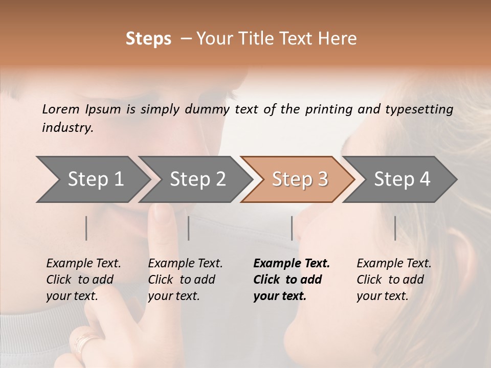 Girl Emotion Watch PowerPoint Template