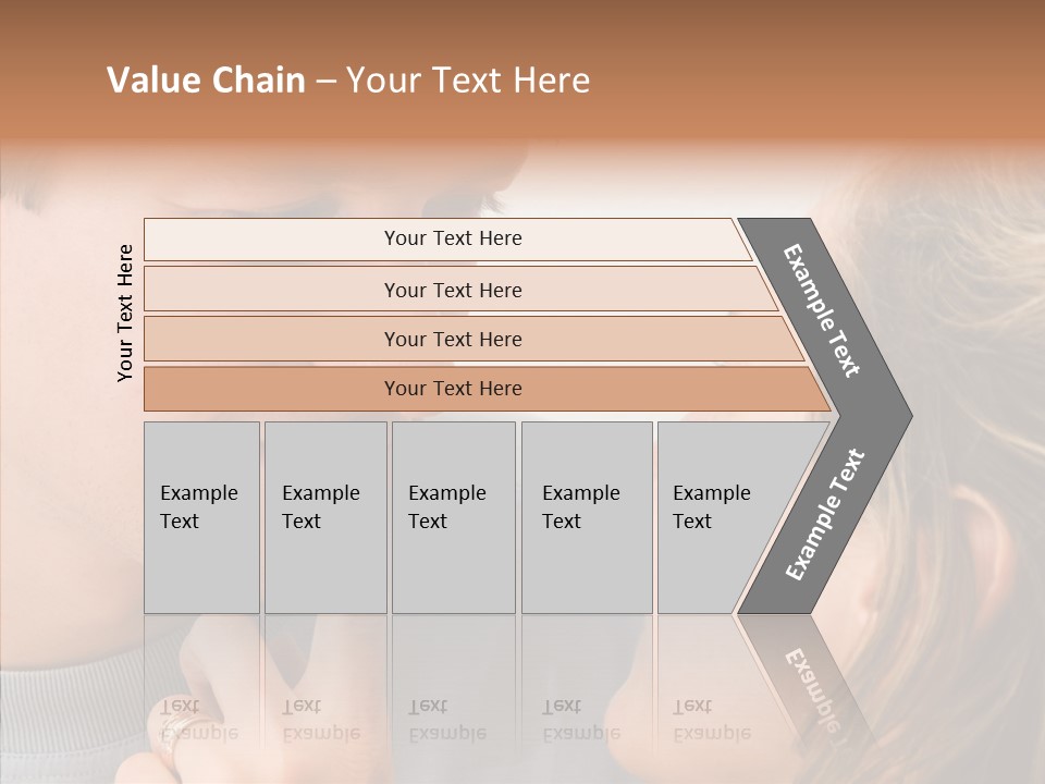 Girl Emotion Watch PowerPoint Template