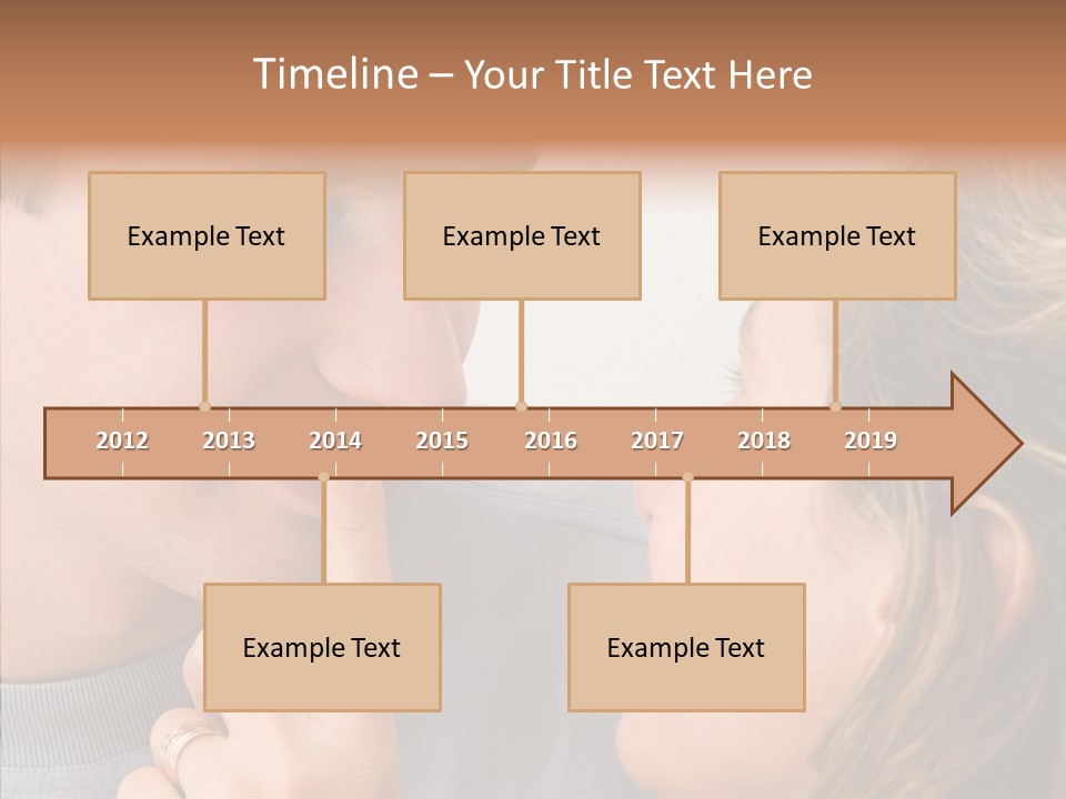 Girl Emotion Watch PowerPoint Template