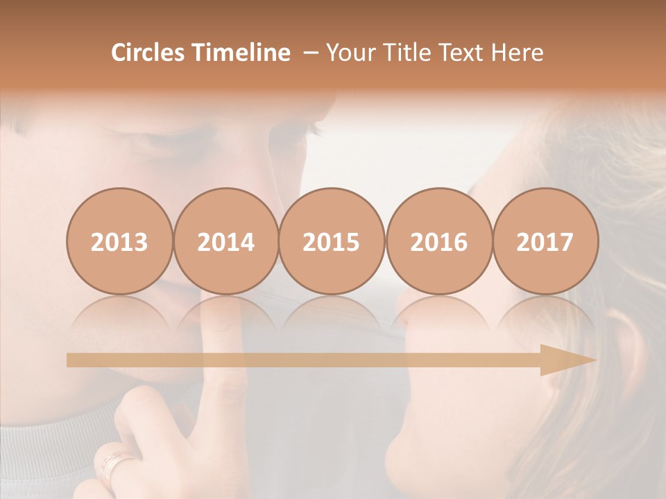 Girl Emotion Watch PowerPoint Template