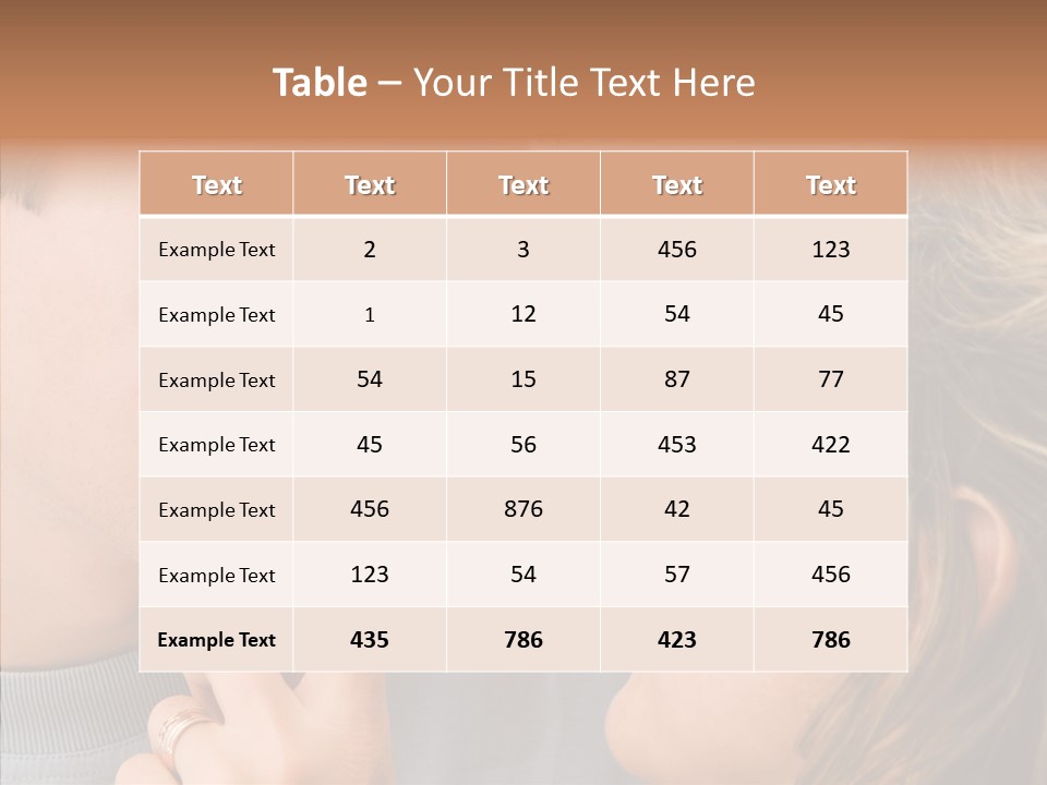 Girl Emotion Watch PowerPoint Template