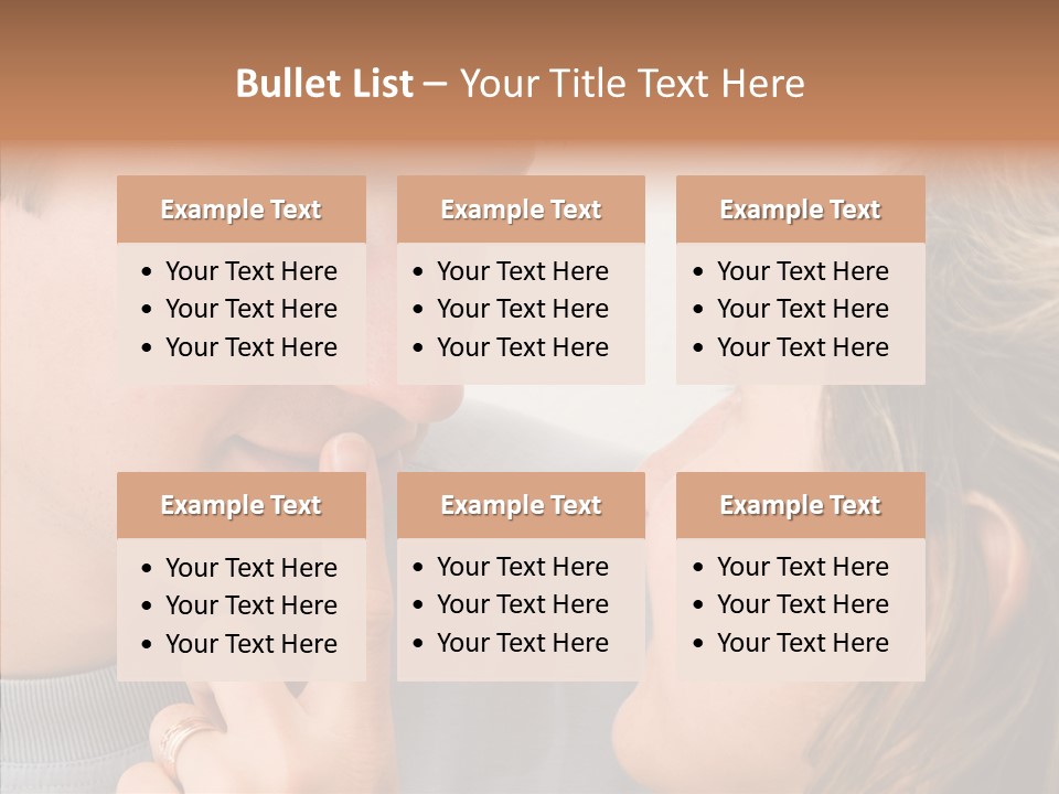 Girl Emotion Watch PowerPoint Template