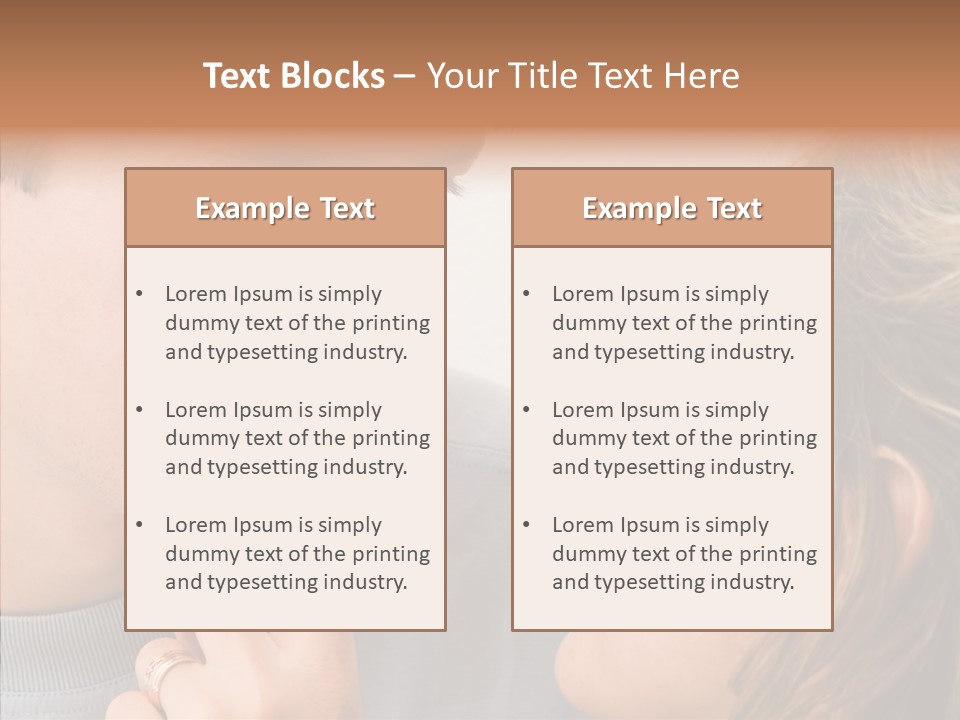 Girl Emotion Watch PowerPoint Template