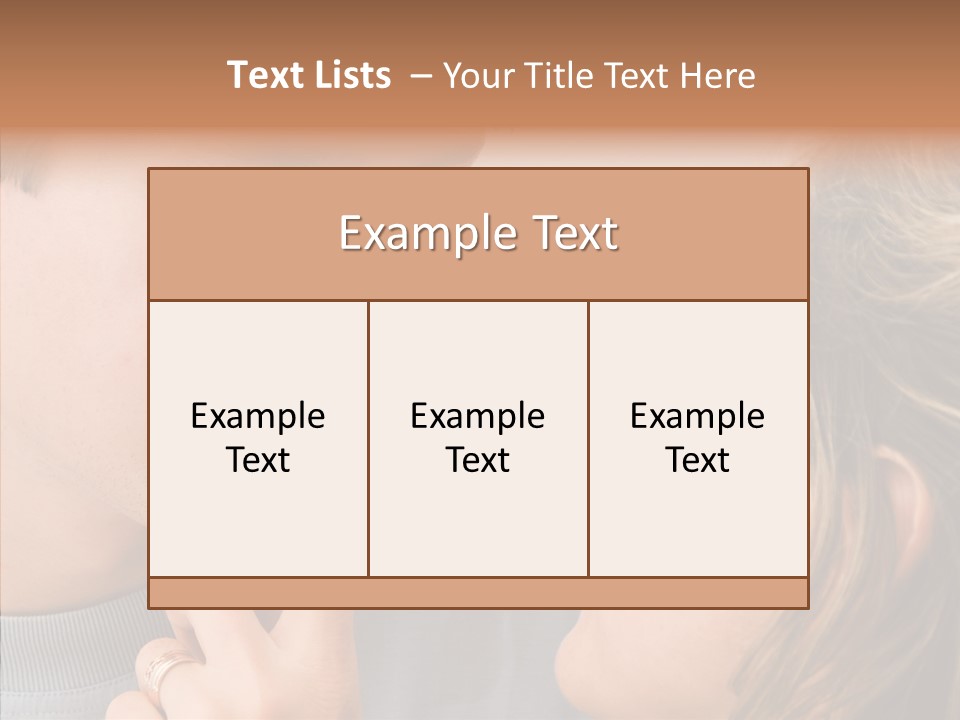 Girl Emotion Watch PowerPoint Template