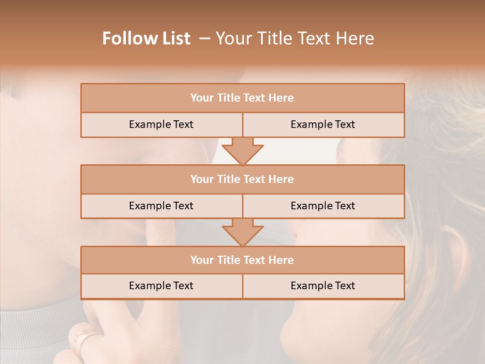 Girl Emotion Watch PowerPoint Template