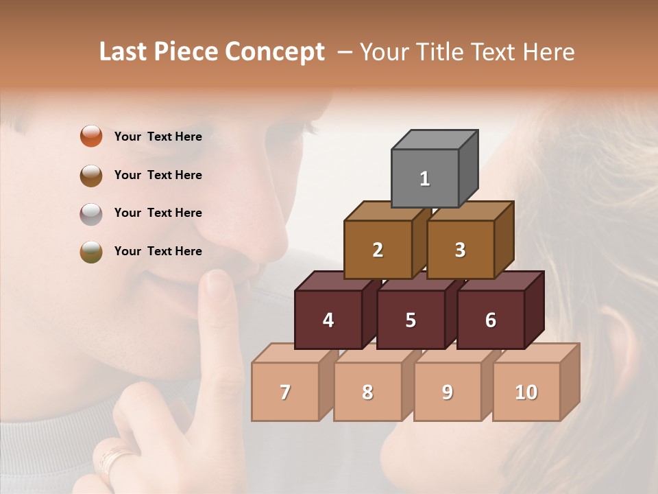 Girl Emotion Watch PowerPoint Template