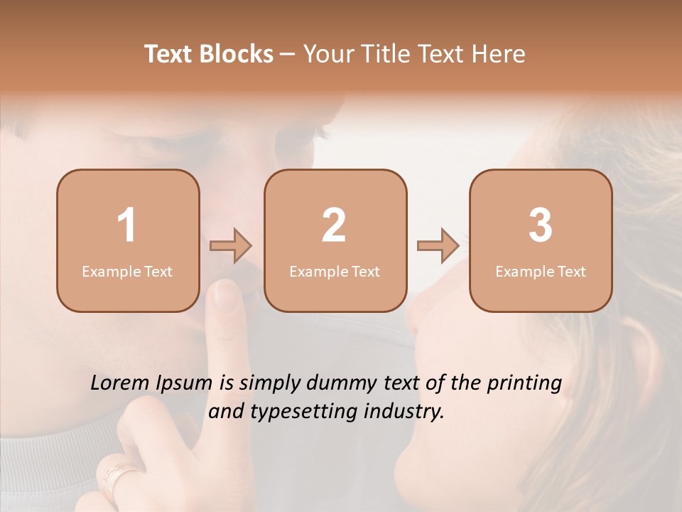 Girl Emotion Watch PowerPoint Template