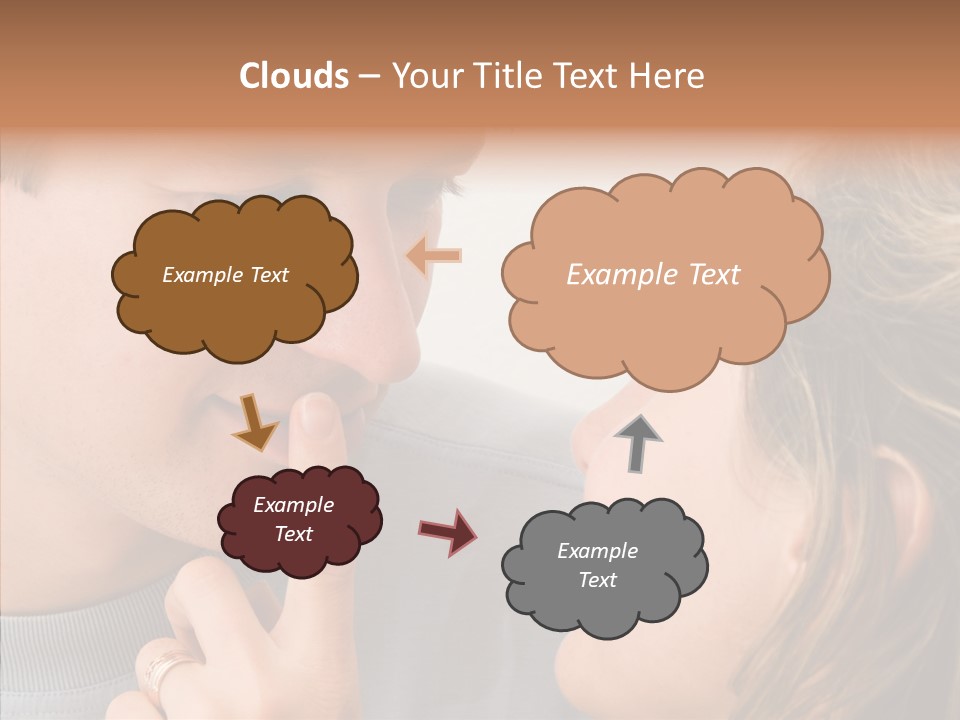 Girl Emotion Watch PowerPoint Template