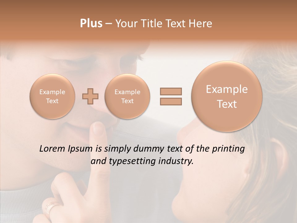 Girl Emotion Watch PowerPoint Template