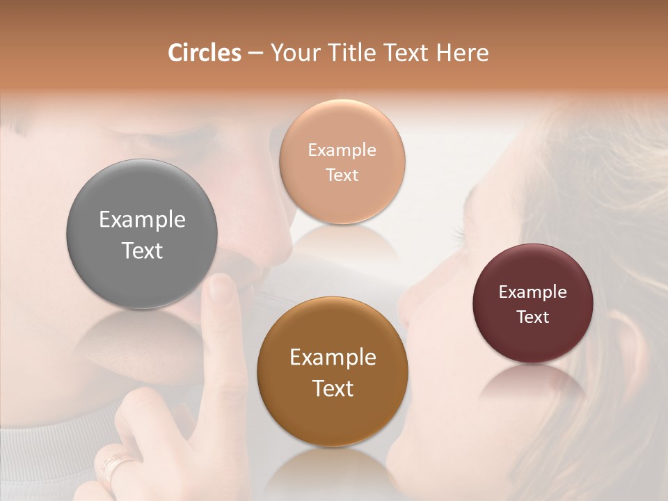 Girl Emotion Watch PowerPoint Template