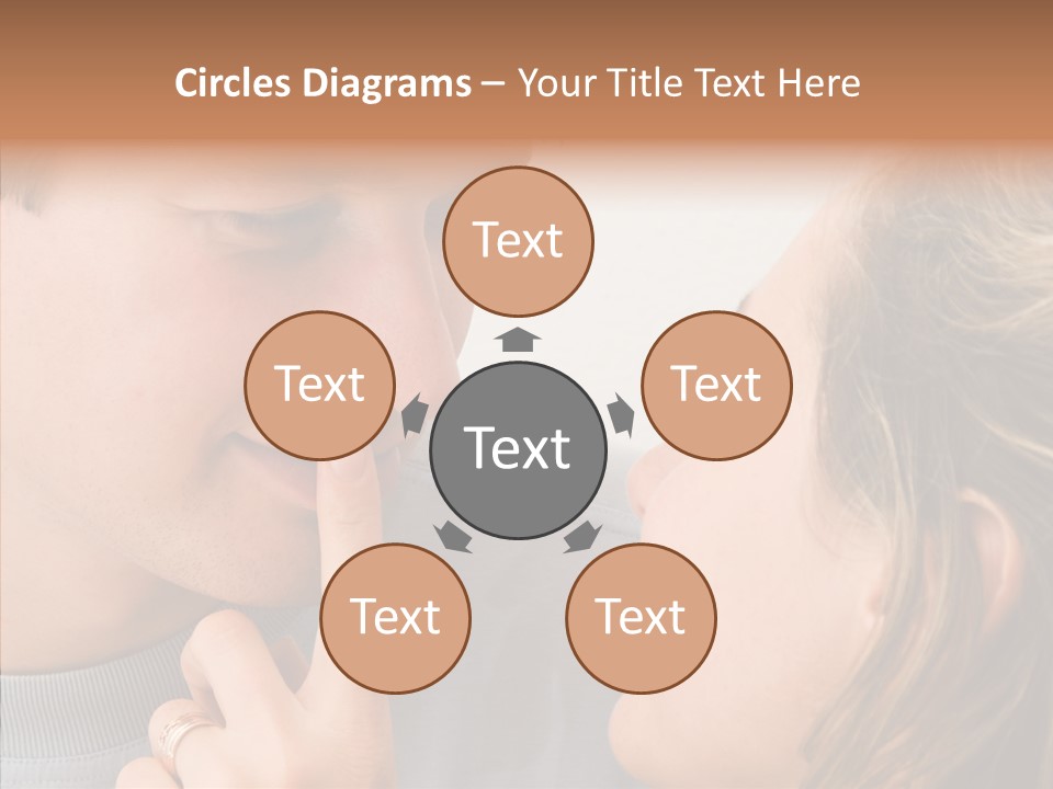 Girl Emotion Watch PowerPoint Template