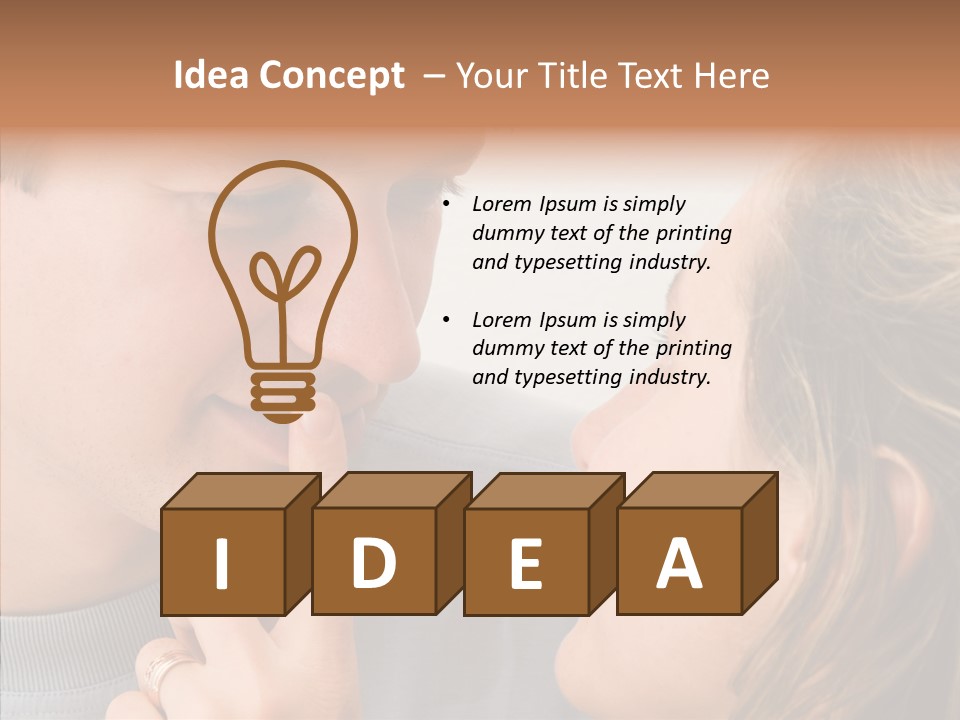 Girl Emotion Watch PowerPoint Template