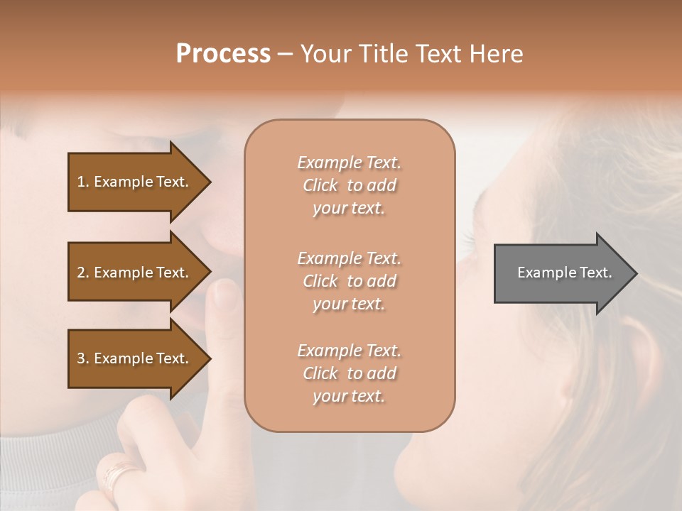 Girl Emotion Watch PowerPoint Template