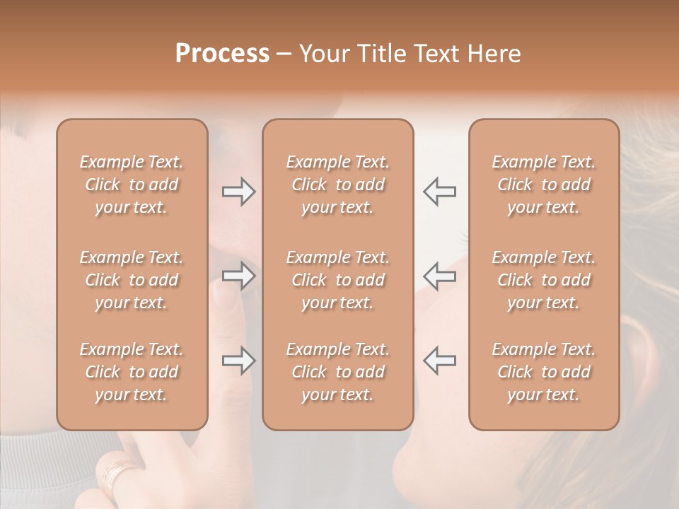 Girl Emotion Watch PowerPoint Template