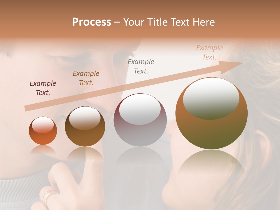 Girl Emotion Watch PowerPoint Template