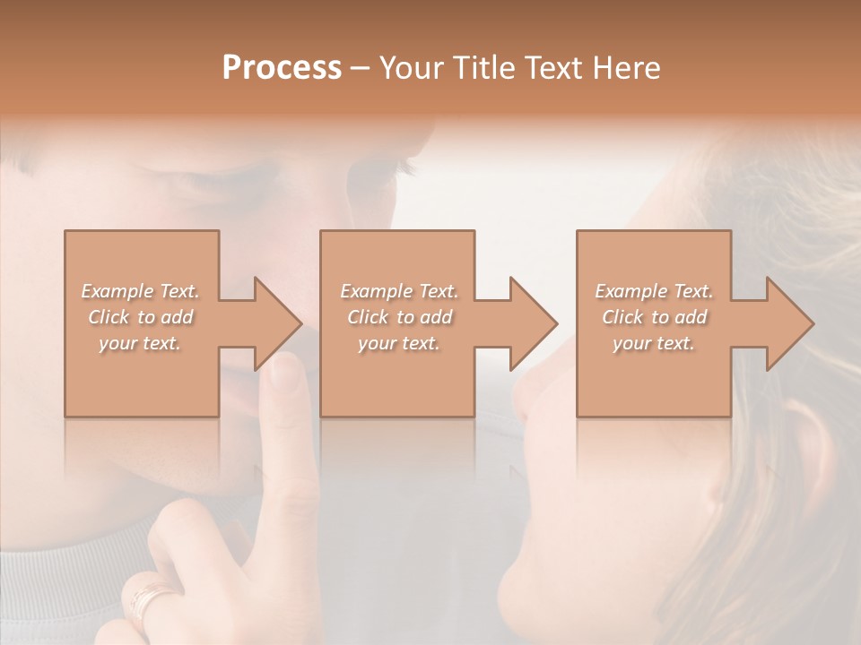 Girl Emotion Watch PowerPoint Template