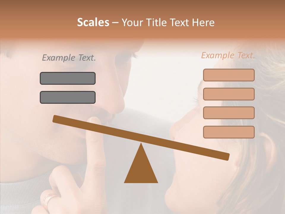 Girl Emotion Watch PowerPoint Template