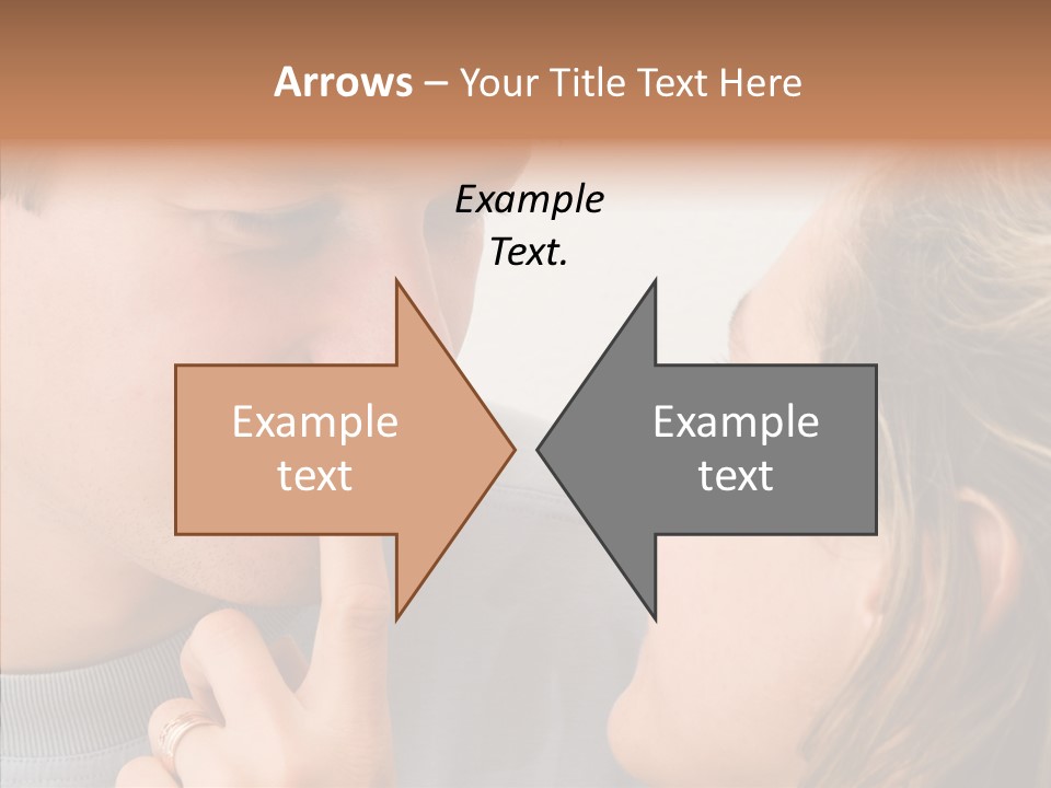 Girl Emotion Watch PowerPoint Template