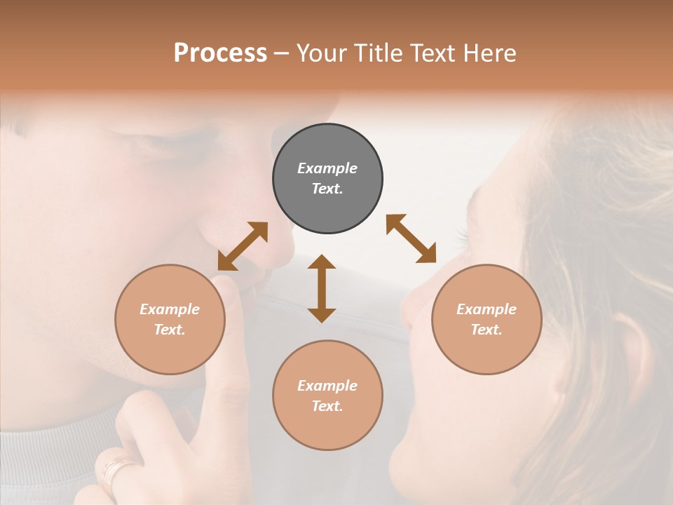 Girl Emotion Watch PowerPoint Template