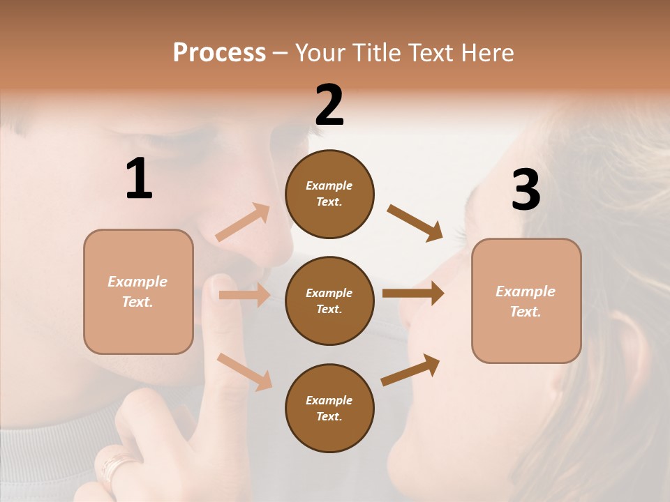 Girl Emotion Watch PowerPoint Template