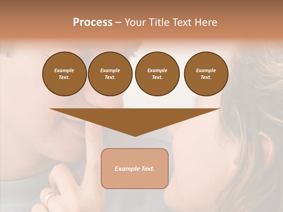 Girl Emotion Watch PowerPoint Template