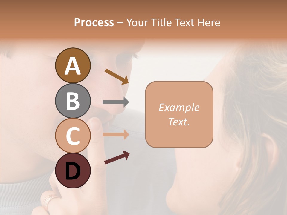 Girl Emotion Watch PowerPoint Template