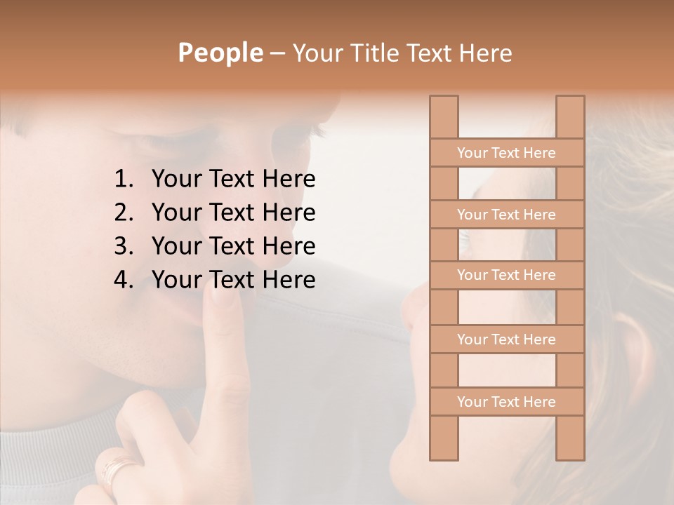 Girl Emotion Watch PowerPoint Template