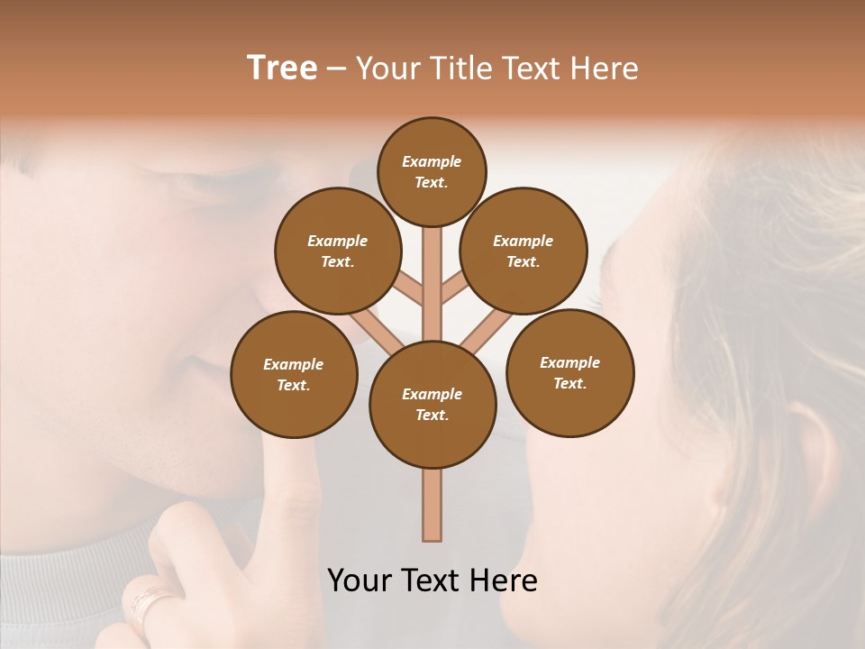 Girl Emotion Watch PowerPoint Template