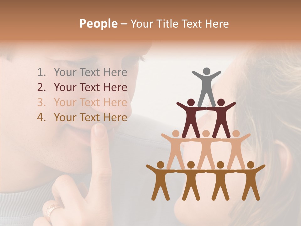 Girl Emotion Watch PowerPoint Template