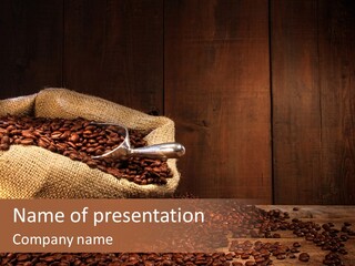 Aroma Cafe Coffee PowerPoint Template