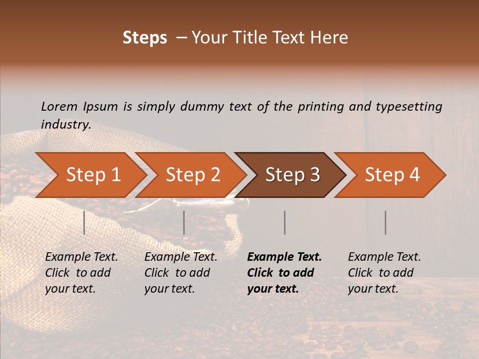 Aroma Cafe Coffee PowerPoint Template